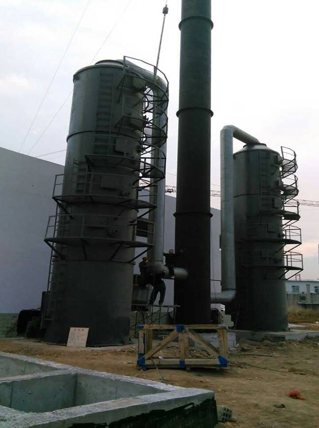 甘肅隴南2×40T脫硫塔（GCT-40*2）：